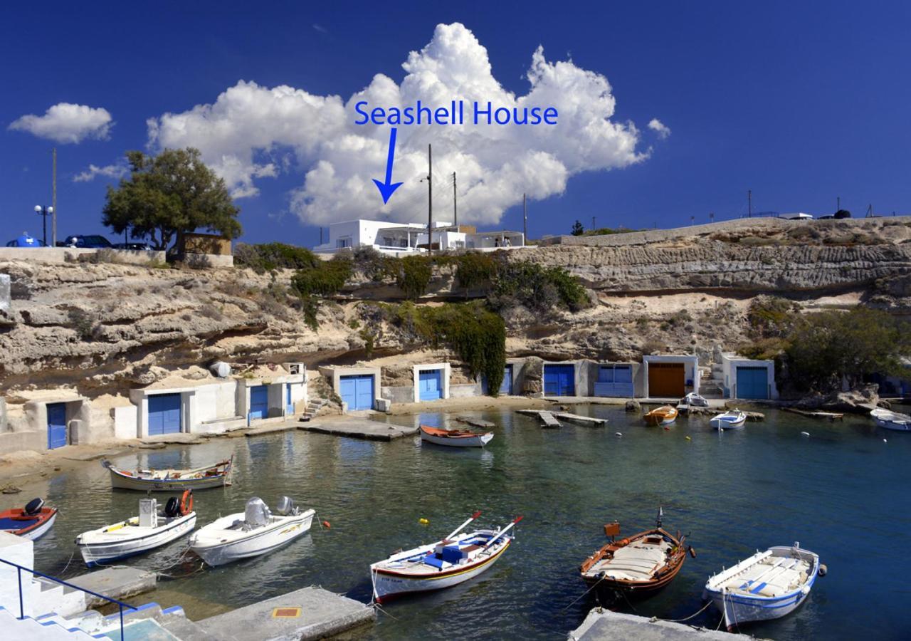Seashell Mandrakia Sea View Villa Dış mekan fotoğraf